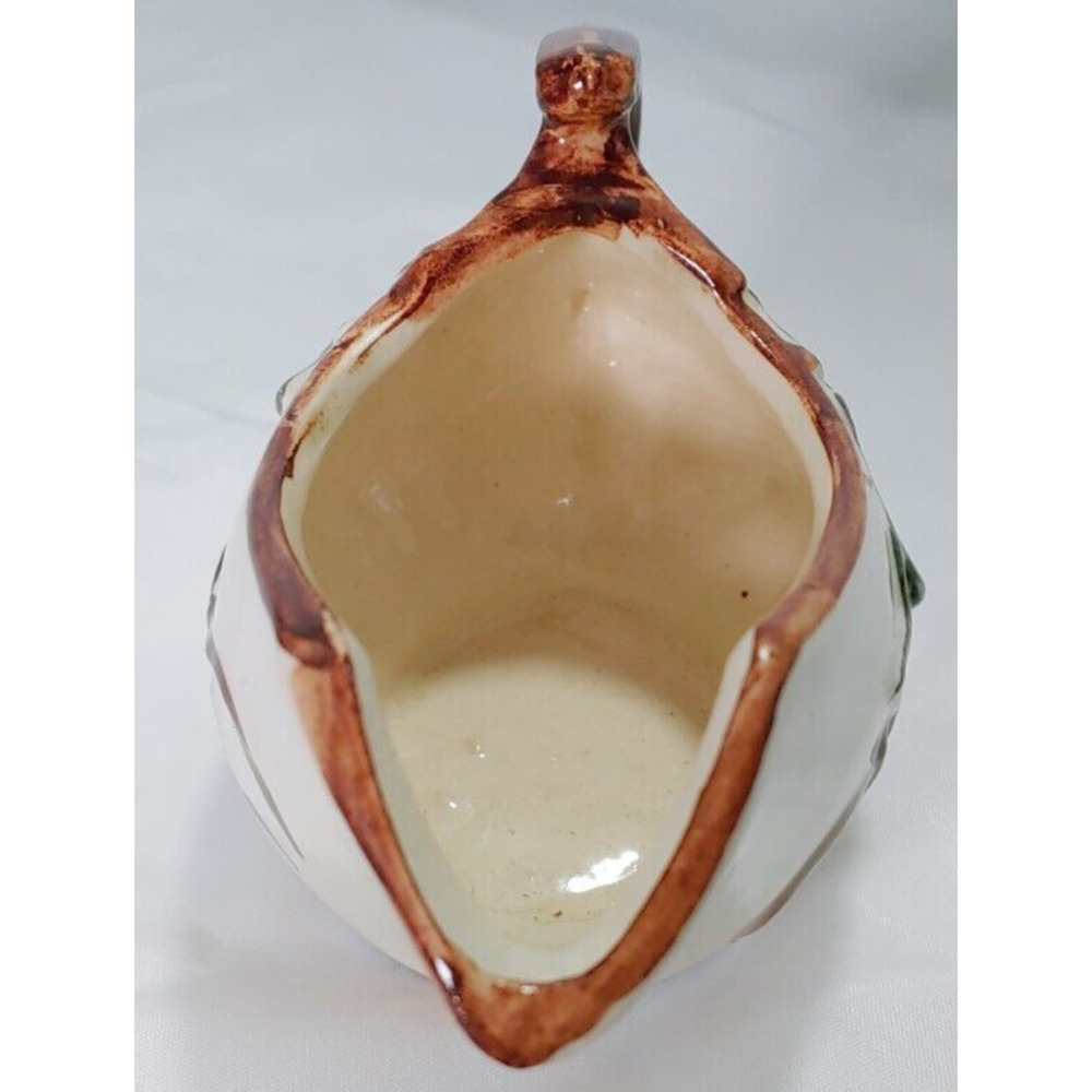 Vintage McCoy Pottery Ivy Leaf Creamer 5.5" x 3.5" Hand-Painted Pre-Owned - Picture 6 of 13